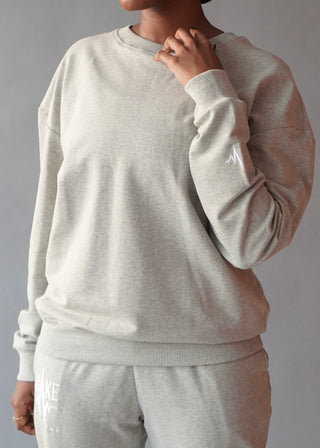 Q-One Women Sweater & Sweatpants Pair (Grey)